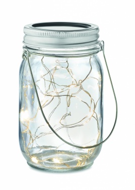 Logotrade advertising products photo of: Solar mason jar outdoor lamp
