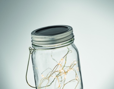 Logotrade corporate gift picture of: Solar mason jar outdoor lamp