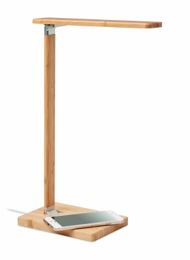 Logo trade corporate gifts image of: Desktop light and charger 10W