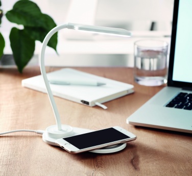 Logotrade promotional product picture of: Desktop light and charger 10W