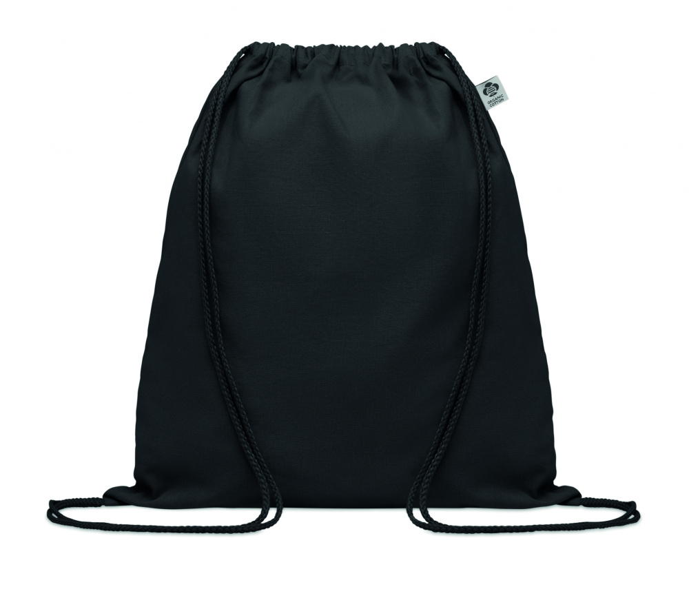 Logo trade promotional products picture of: Organic cotton drawstring bag