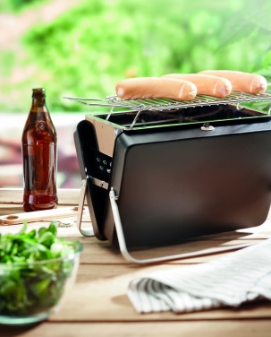 Logo trade promotional products image of: Portable barbecue and stand