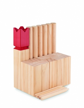 Logo trade business gift photo of: Pinewood outdoor throwing game