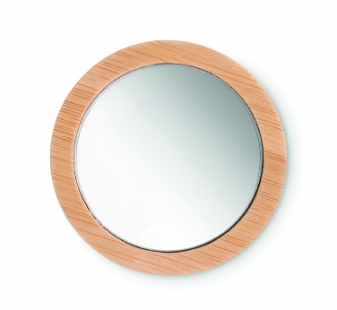 Logotrade business gift image of: Bamboo make-up mirror