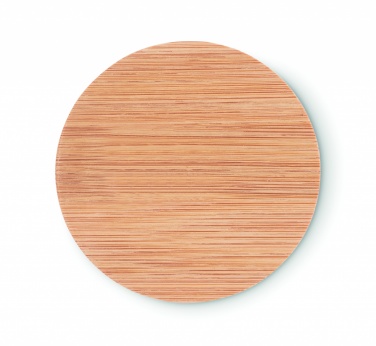 Logo trade promotional merchandise image of: Bamboo make-up mirror