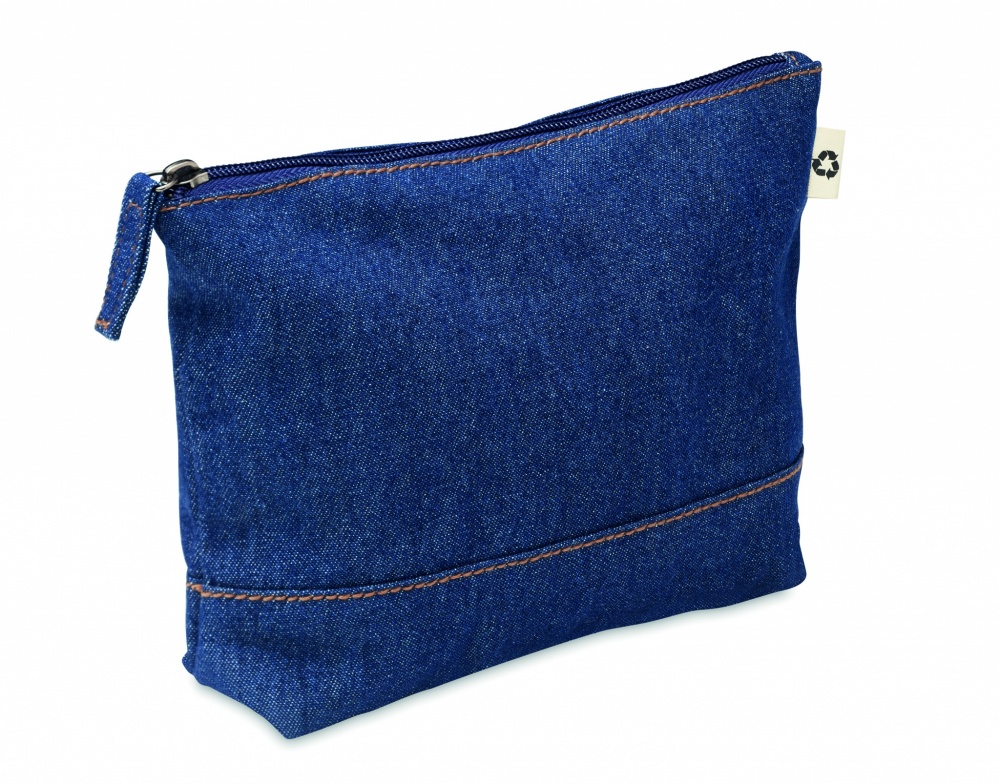 Logotrade business gifts photo of: Recycled denim cosmetic pouch