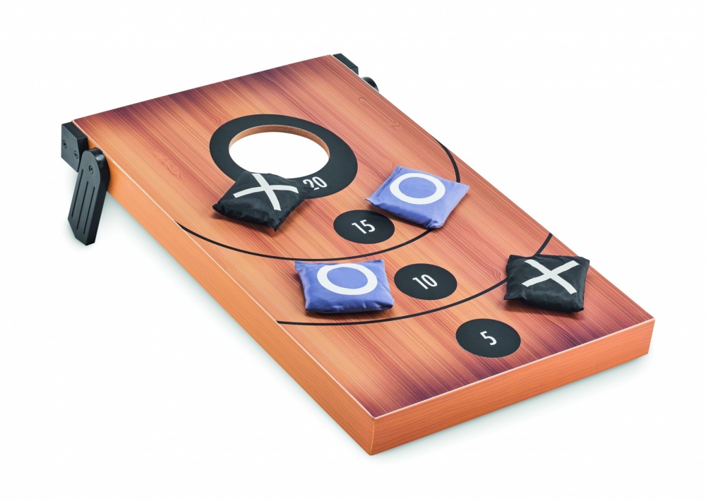 Logo trade promotional merchandise image of: Double sided MDF game set