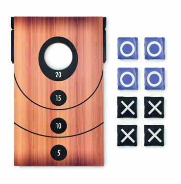 Logo trade promotional merchandise image of: Double sided MDF game set
