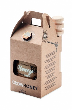 Logo trade promotional giveaways picture of: Wildflower honey jar set 50gr