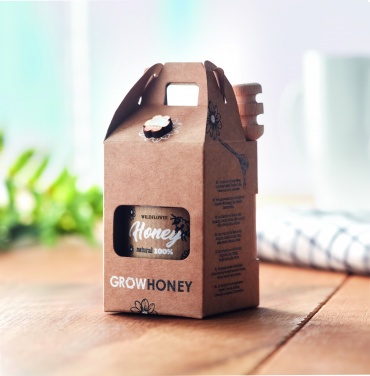 Logo trade promotional gift photo of: Wildflower honey jar set 50gr