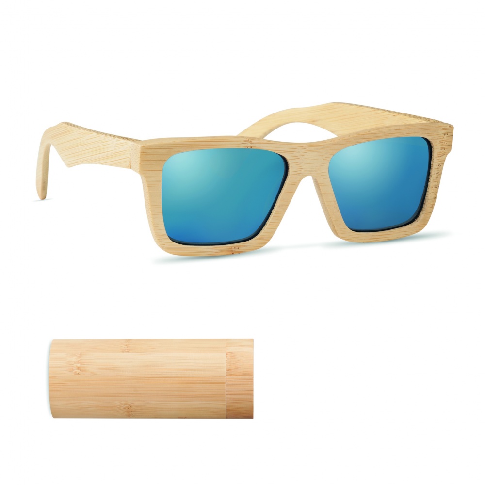 Logotrade promotional giveaways photo of: Sunglasses and case in bamboo KEILA