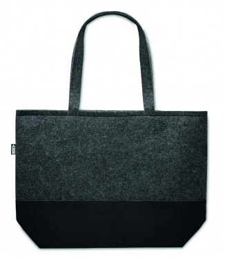 Logo trade promotional item photo of: RPET felt shopping bag