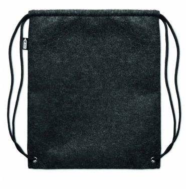 Logotrade promotional merchandise picture of: RPET felt drawstring bag