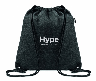 Logotrade corporate gifts photo of: RPET felt drawstring bag