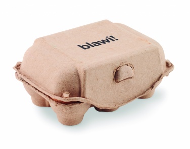 Logo trade promotional items image of: 6 chalk eggs in box