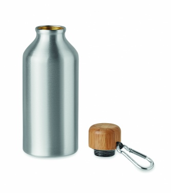 Logo trade promotional products image of: Aluminium bottle 400 ml