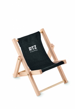 Logo trade advertising product photo of: Deckchair-shaped phone stand