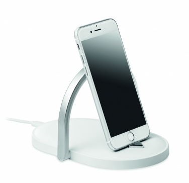 Logo trade promotional giveaways image of: Light and wireless charger 10W