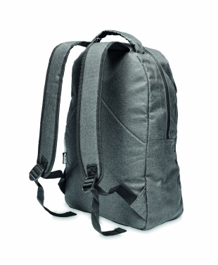 Logotrade advertising products photo of: 600D RPET 2 tone backpack