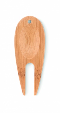 Logotrade promotional gift picture of: Bamboo golf divot tool