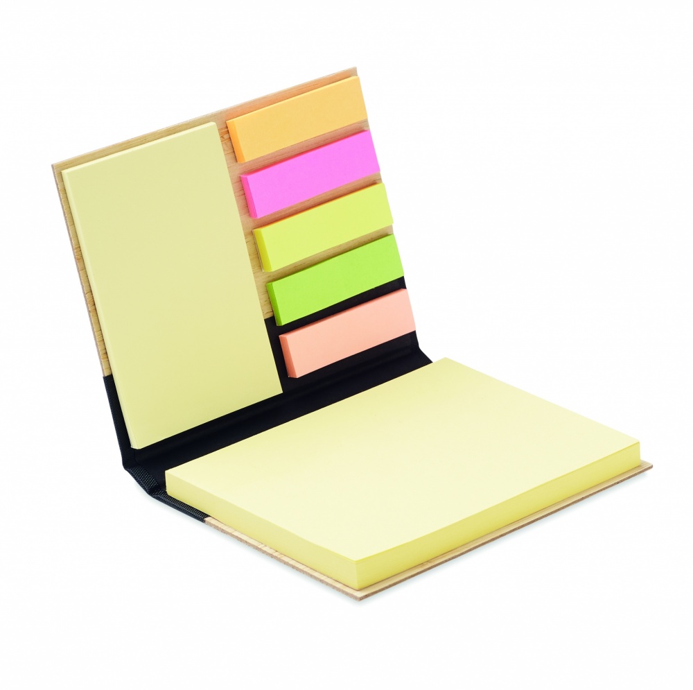Logotrade promotional gifts photo of: Bamboo sticky note memo pad