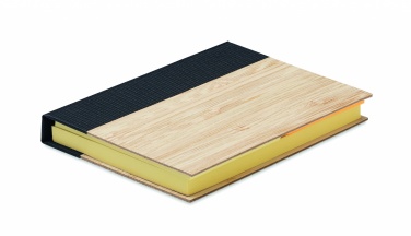 Logo trade corporate gift photo of: Bamboo sticky note memo pad