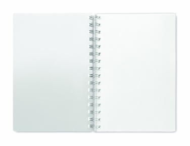 Logotrade promotional merchandise photo of: A5 RPET notebook recycled lined