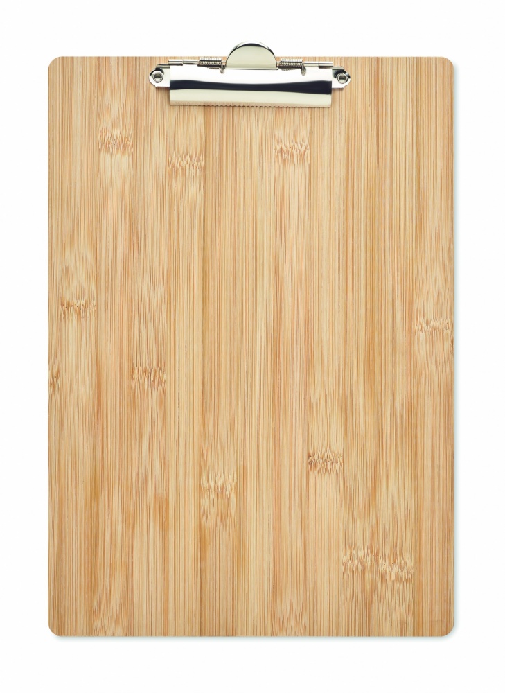Logo trade advertising products picture of: A4 bamboo clipboard