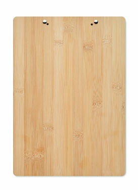 Logo trade promotional merchandise photo of: A4 bamboo clipboard