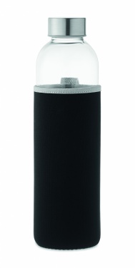 Logotrade advertising products photo of: Glass bottle in pouch 750ml