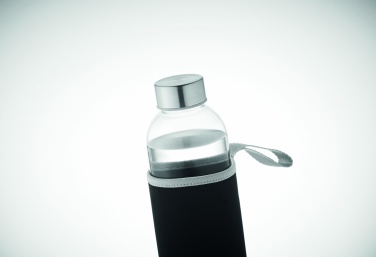 Logotrade corporate gift picture of: Glass bottle in pouch 750ml