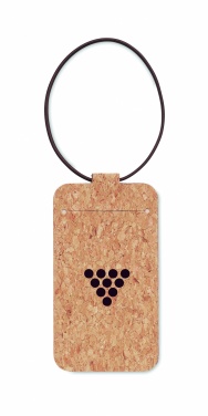 Logotrade promotional product picture of: Cork luggage tag