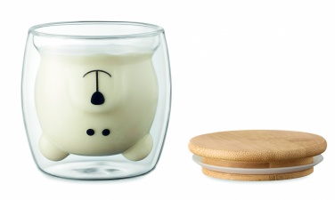 Logo trade promotional product photo of: Double wall borosilicate mug