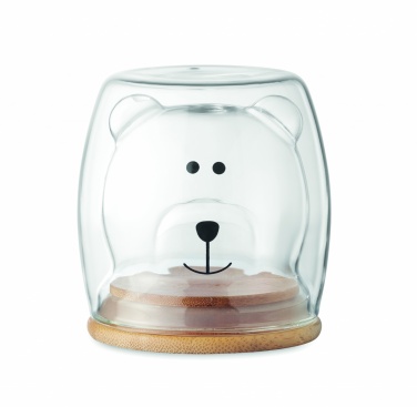 Logo trade promotional products image of: Double wall borosilicate mug