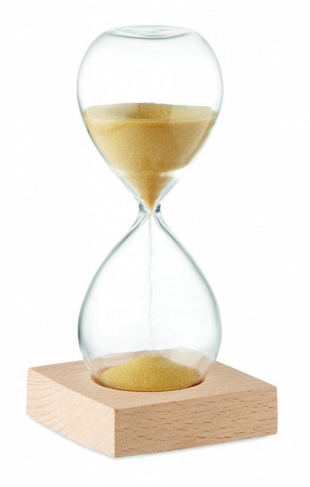 Logo trade promotional items image of: 5 minute sand hourglass