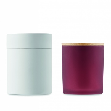 Logo trade corporate gifts image of: Plant based wax candle 280 gr