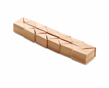 Logo trade corporate gifts image of: Wooden puzzle/brain teaser