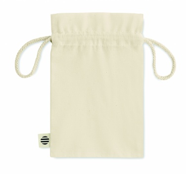 Logotrade promotional item image of: Small organic cotton gift bag