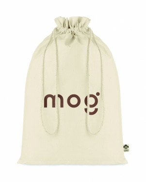 Logo trade promotional gifts picture of: Large organic cotton gift bag