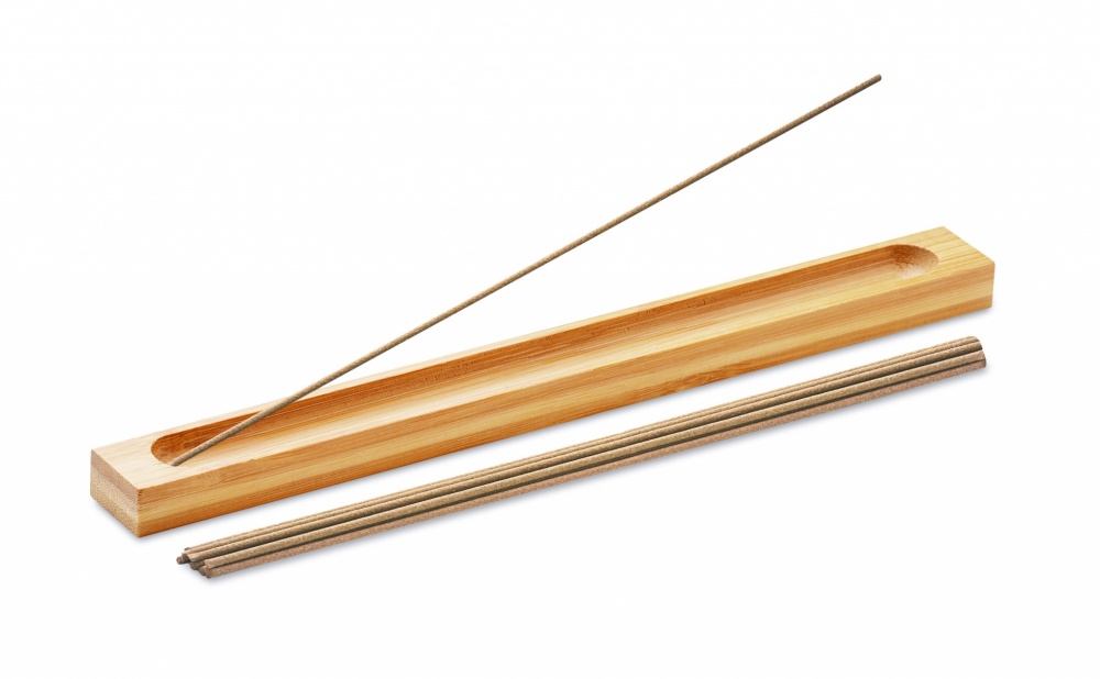 Logo trade promotional items image of: Incense set in bamboo