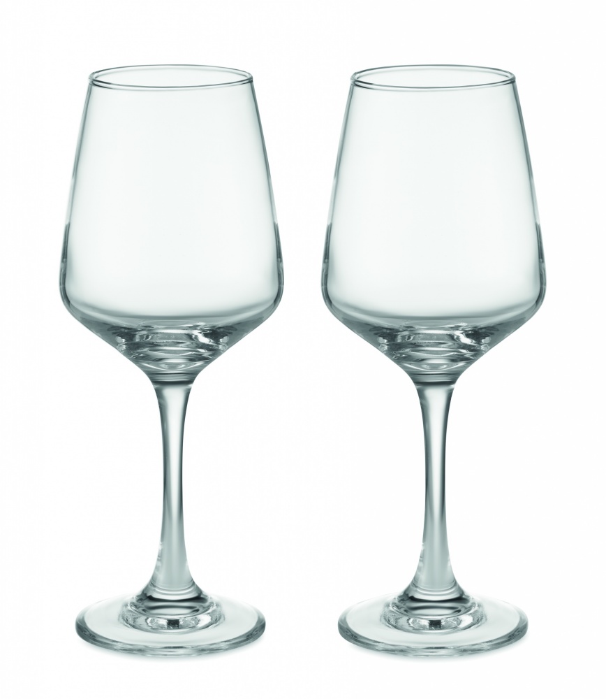Logotrade advertising products photo of: Set of 2 wine glasses