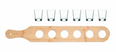 Logo trade promotional merchandise picture of: Set of 6 shot glasses