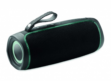 Logo trade promotional giveaways image of: 2x5 LED Wireless speaker IPX4