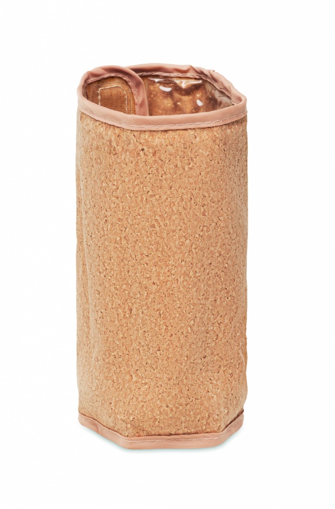 Logo trade corporate gifts image of: Soft wine cooler in cork wrap