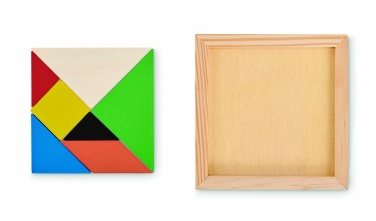 Logotrade promotional giveaway image of: Tangram puzzle in wood