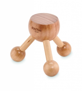 Logotrade promotional merchandise photo of: Hand held massager in wood