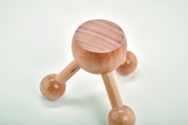 Logotrade promotional gift image of: Hand held massager in wood