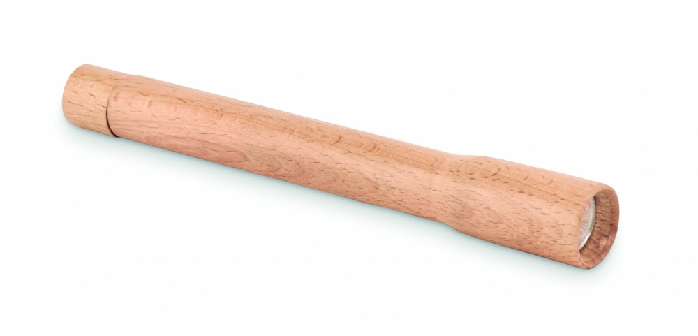 Logotrade promotional merchandise image of: Wooden torch with COB light