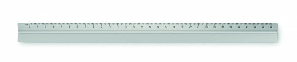 Logotrade promotional item picture of: 30cm Ruler in aluminium