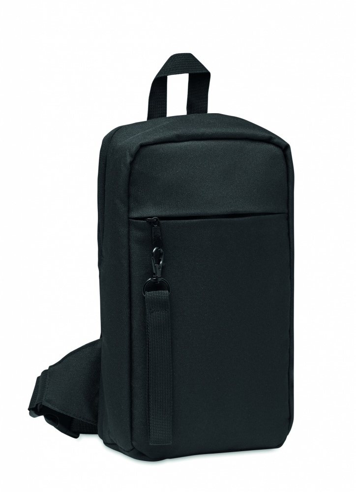 Logotrade advertising product image of: Cross chest bag in 600D Rpet